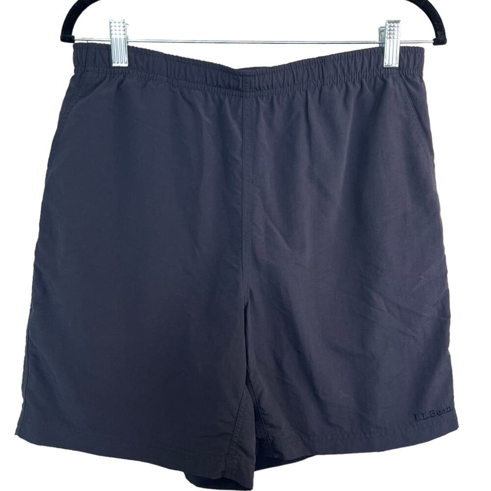 LL Bean Classic Men's Swim Trunks Size OXR 41 Navy Blue Pockets Liner